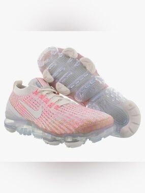 Nike Women's Air VaporMax Flyknit 3 White Phantom Pink AJ6910-008 Size 7 US